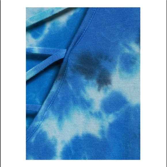 NO BOUNDARIES TIE DYE TEE TOP - Picture 6 of 6
